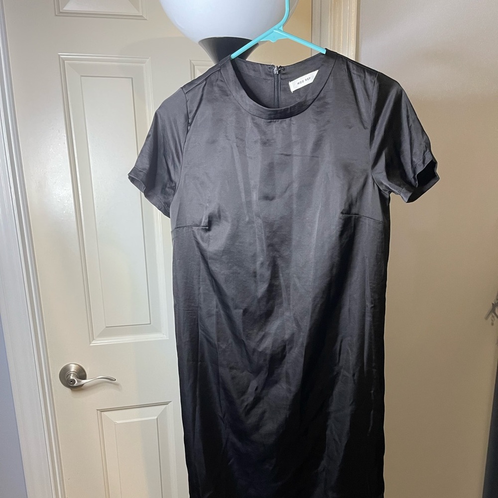 Hi-low Satin Dress